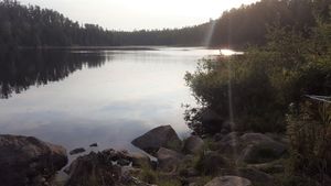 campsite 927 evening sunset