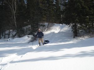 Winter Portage - Wine Lake