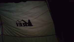 Early bed in the new tent