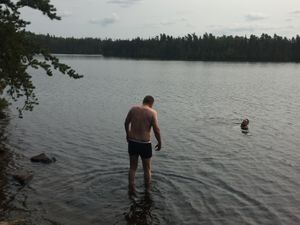 Chillin in the lake