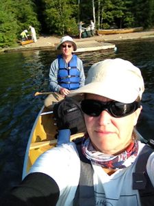 The happy paddlers at entry pont #27