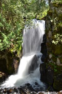 Waterfall to Rose lake