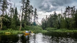 Portage # 594 Leaving Weird Lake